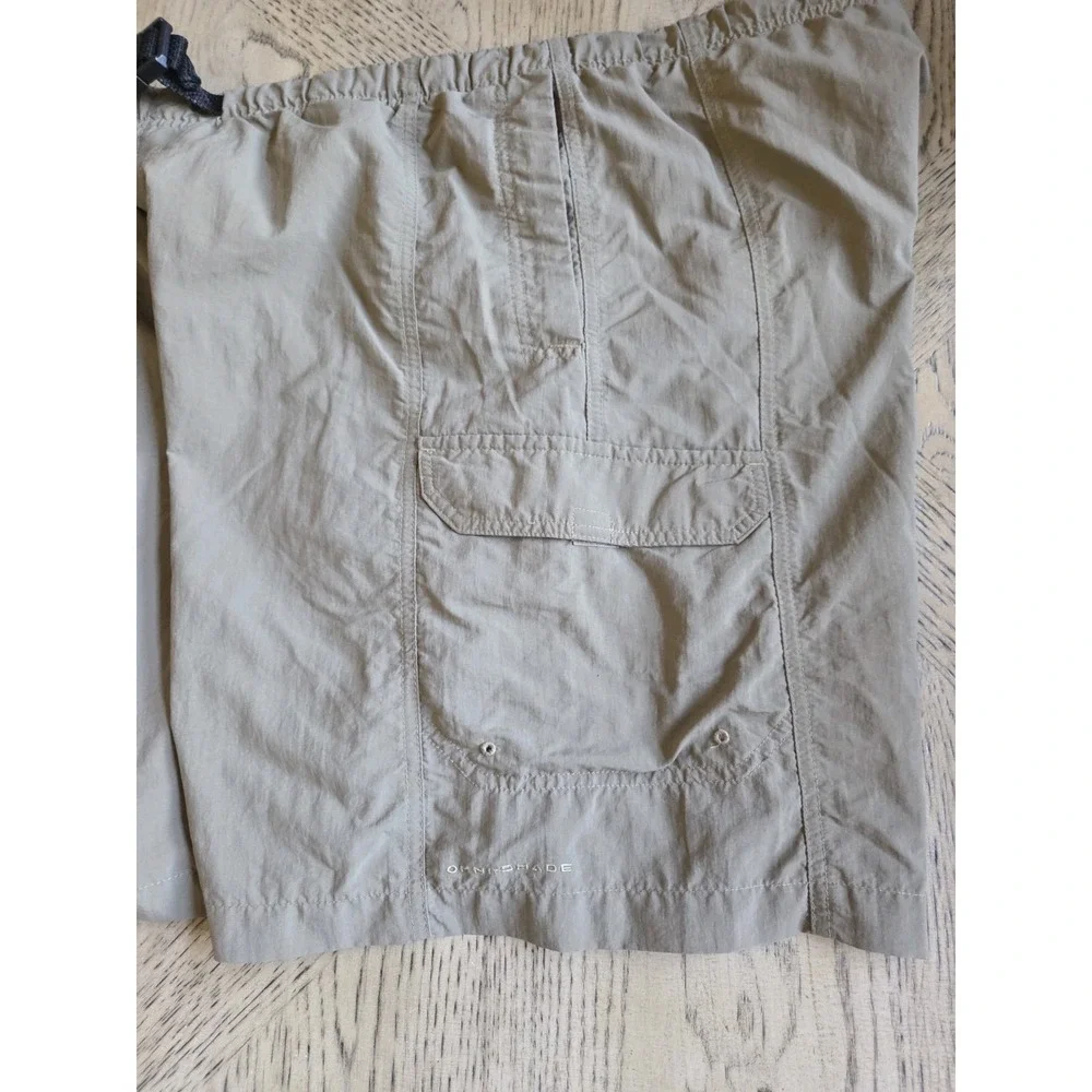 Columbia Belted Hiking Cargo Shorts Mesh Lined Men's Size Large Swim Lined - Picture 12 of 15